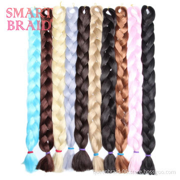 SmartBraid Jumbo Braid Hair Extensions 41inch 165g/pc Synthetic Crochet Twist Braiding Hair Long Crochet Jumbo Braids Hair